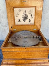 Regina Music Box Oak Deluxe Cabinet with Drawer - $4,995.00