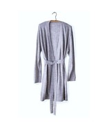 Womens cardigan sweater lightweight size small 4-6 gray w/ belt soft alp... - £101.53 GBP