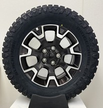 Jeep Wrangler 18&quot; Gunmetal Machine OEM Wheels Blackhawk R/T 275/70R18 Ti... - $1,632.51