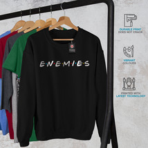 Wellcoda Buddies or Enemies Mens Sweatshirt, Series Casual Pullover Jumper - £26.87 GBP+