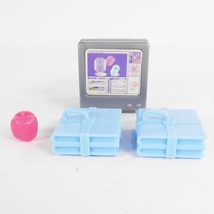 Vintage 1998 Barbie Classroom Playset Blue Books Teacher Computer Apple ... - £5.58 GBP