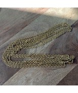 Stylish  Excellent Givenchy gold tone Links 4 Strands necklace 29” - $96.56 CAD