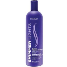 Clairol shimmer lights shampoo blonde and silver 16 oz 155282 thumb200