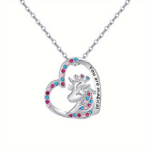 Cute Colorful Pony Pendant Necklace for Girls - $24.18