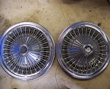 1975 76 77 78 DODGE CHARGER WIRE HUBCAPS WHEEL COVERS CORDOBA DIPLOMAT M... - $101.51