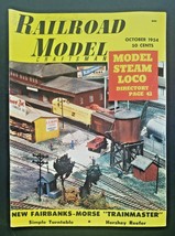 Railroad Model Craftsman Magazine October 1954 Model Steam Loco U88 - £7.86 GBP