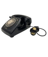 Vintage Black Rotary Desk Phone By Automatic Electric Company - €32,16 EUR
