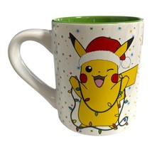 Pokémon Pikachu Christmas Mug – 14 oz Ceramic – Silver Buffalo 2021 - $317.20 MXN