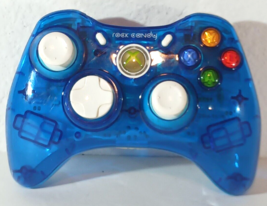 ROCK CANDY BLUE WIRED Microsoft XBOX 360 CONTROLLER ONLY 037-010-NA No C... - $12.34