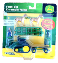Ertl John Deere 10-piece Farm Set #37657 - NEW - - £16.66 GBP