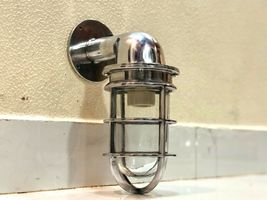 Alley Garden Style Solid Aluminum Swan Neck Wall Sconce Light Lot Of 10 - £596.01 GBP