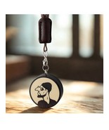 Movie-Themed Wooden Charm For Bag Hanging Ornament Inspired by Léon The ... - €29,59 EUR
