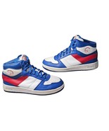Pony City Wings Hi Leather OG Sneakers RED/WHITE/BLUE Men&#39;s Sz 9 - $95.00