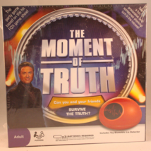 &quot;The Moment of Truth&quot; Adult Party Game w/Toy Electronic Biometric Lie De... - £9.58 GBP