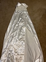 New! - SheIn Faeriesty Bright White sheer Detail Tube Wedding Dress Formal sz S - £36.32 GBP