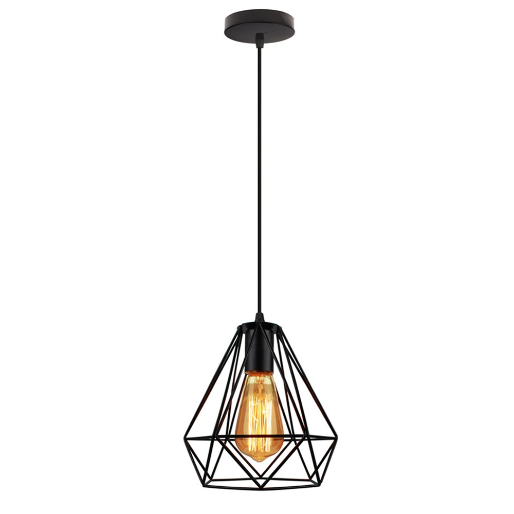  Industrial Vintage Pendant Light  Cage   Lamp Home Pendant Hanging Lighting for - £166.66 GBP