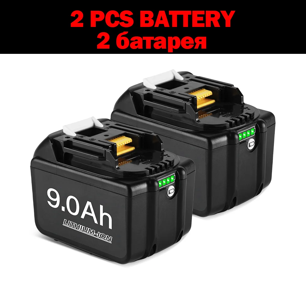 Rechargeable 18V 9.0Ah Lithium Battery With Display 9000mAh High Capacit... - £161.88 GBP