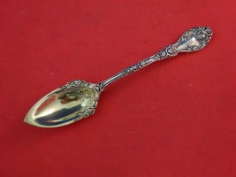 Marechal Niel by Durgin Sterling Silver Grapefruit Spoon Gold Washed Org 5 7/8&quot; - £84.50 GBP