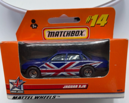 Matchbox Mattel Wheels Jaguar XJ6 #14 Union Jack Edition Car 1999 Vintage Boxed  - £5.30 GBP