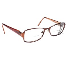 Liz Claiborne Shiny Brown Metal Eyeglasses FRAMES ONLY - L374 0JTS 53-18-135 - £20.44 GBP