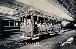 Vintage Photo; Celebrating King George&#39;s Coronation Day;Hong Kong, China; 1912 - £11.76 GBP