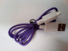 USB to Micro B cable 2.5 ft purple - $0.98