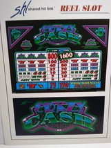 Sigma Slot Machine FLYER Crazy Cash Video Casino Vintage Gaming Sheet 1994 - $23.75