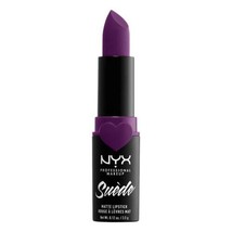 Nyx Professional Makeup Suede Matte Lipstick, Vegan Formula - Stfu (Magenta) - £9.56 GBP