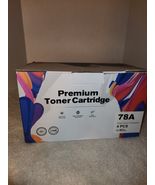 Premium Toner Cartridge 78A, 4 Black Schwarz, 78A/CE278A - $37.13