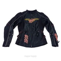 Harley Davidson Ladies Riding Jacket Size Small Black HDMC 1903 #1 - $99.99