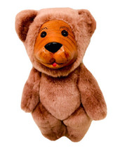 FTD Collector&#39;s Series Teddy Bear With Wood Face &amp; Paws 5 Way Jointed Pl... - £10.23 GBP