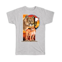 Puma  : Gift T-Shirt Wild Animals Wildlife Fauna Safari Endangered Species - £14.38 GBP