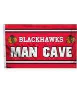 Chicago Blackhawks 6 Time Champs Flag 3X5Ft Polyester Digital Print Bann... - $28.15 CAD