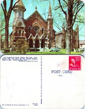 New York Geneva First Presbyterian Church Stamped Uncancelled VTG Postcard - £7.51 GBP