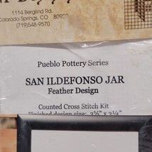 NP Designs Pueblo Pottery Series San Ildefonso Jar Feather Design Cross ... - £15.56 GBP