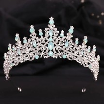 Wicked Silk Prom, Quinceanera Jeweled Crown Tiara Headband - Silver Ligh... - $20.00