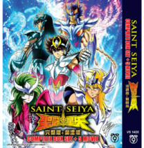 Saint Seiya Complete Box Set + 5 Movie Anime Dvd Region All English Subtitle - £40.17 GBP