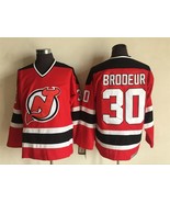 Devils #30 Martin Brodeur Jersey Old Style Uniform Red - $49.00