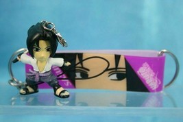 Banpresto Prize Naruto Shippuden Mini Charm Zipper Pull Figure Strap Sasuke - £27.96 GBP