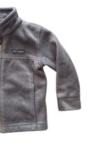 Columbia Toddler Fleece Jacket Gray Full Zip 2T Lightweight Warm image 3