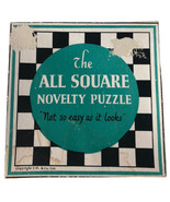 The All Square Novelty Puzzle Vintage 50s 60s Checkerboard Wooden Brain ... - £21.29 GBP