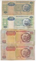 Angola, 50, 1000 Kwanzas, (full of 4) Banco Nacional Angola Billets Banq... - $12.17