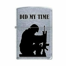 Zippo Lighter - Did My Time Street Chrome - 853226 - £20.11 GBP