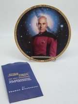 CAPTAIN JEAN-LUC PICARD Star Trek TNG Collector Plate Hamilton Next Gen ... - $36.45
