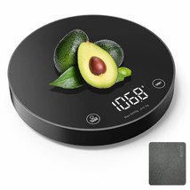 Digital Food Scale - 5KG/11lb Max, 5 Units, LED Display, Tare Function, Tempered - £7.18 GBP