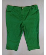 D&amp;Co. Denim &amp; Company Green Stretchy Pants Sz 22W - $204.64 MXN
