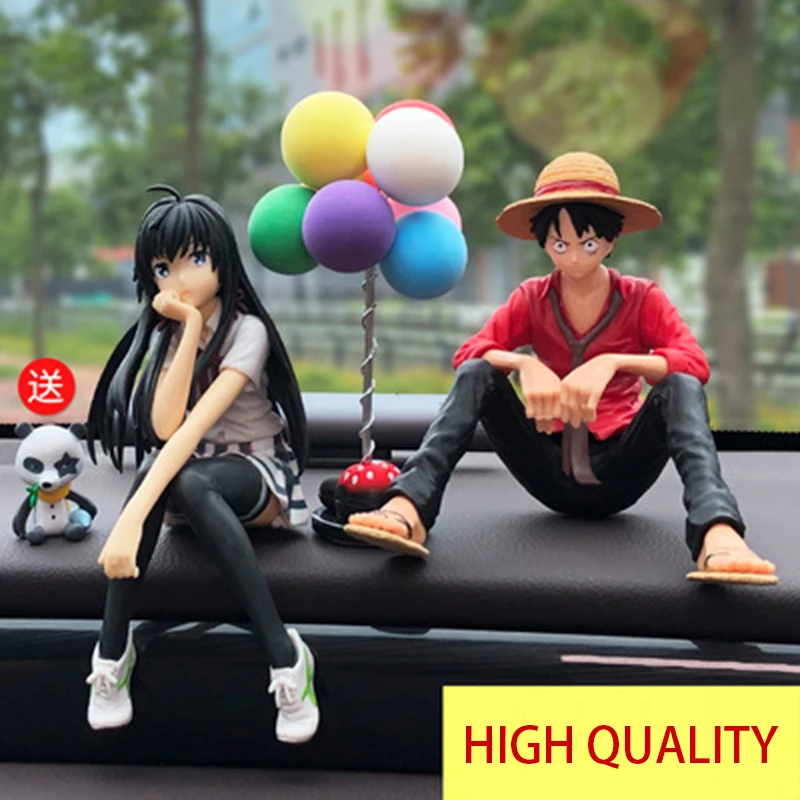 9cm Anime Figure Model Toys Doll Cake Car Decoration Collection Doll - £8.22 GBP+