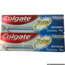 Colgate Total Whitening Toothpaste 3.3 oz Whole Mouth Health Antisensitivity - £10.25 GBP