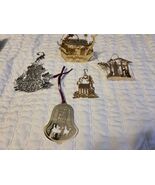 Lot of 5, Different Christmas Ornament Laser Cut 3 are 3-D. Noahs Ark, C... - $270.05 MXN
