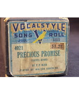 PLAYER PIANO ROLL VOCAL STYLE 4021 PRECIOUS PROMISE V SONG ROLL - $16.23 CAD